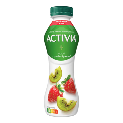 Activia Strawberry and Kiwi Flavour Yogurt Drink 280g